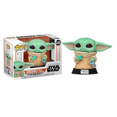 Funko ПОП! Звездные войны: Мандалорец - Ребенок с печеньем