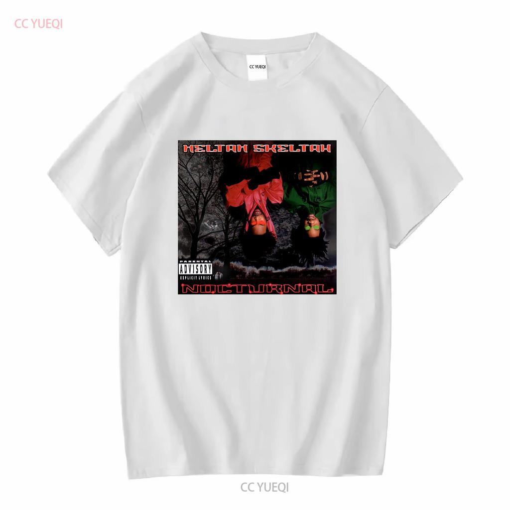 NWT Heltah Skeltah Nocturnal American Hip Hop Duo Album Cover T Shirt Size S 4XL vintage Washed Stretched Top For Everyday Wear