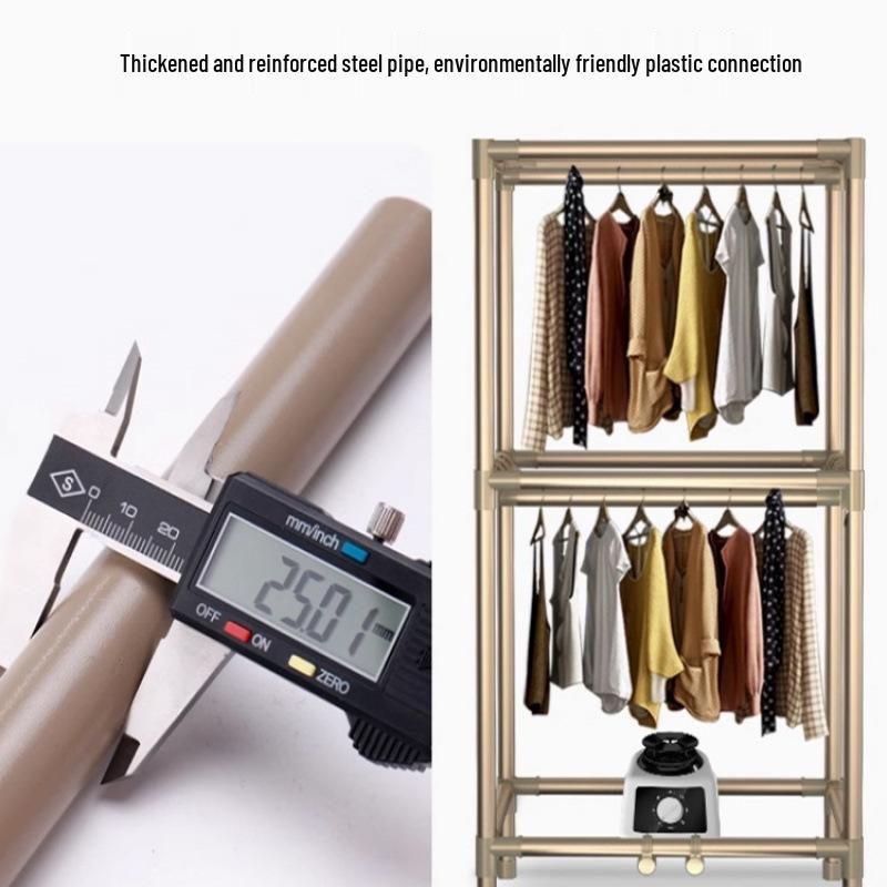 Compact Home Clothes Dryer: Quick-Dry, Air-Flow Wardrobe