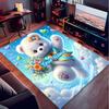 1PC Custom Name "Teddy Bear Dreams" Theme Floor Mat Ideal for Living Room, Game Rooms, Office, Bedroom, Office Floor Mat , Floor Mats for Home