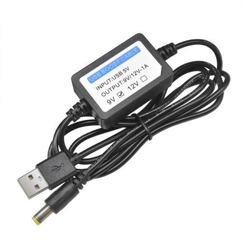 DC-DC 1В до 9В 11В 1А Повышающий USB Кабель-усилитель Преобразователь Адаптер USB DC Шнур Штекер Источник питания