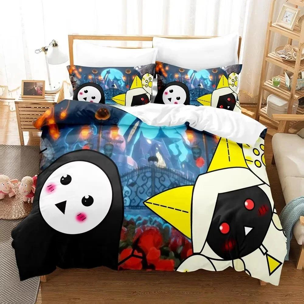 Новый 3D-принт Аниме Blazblue Комплект постельного белья Мультфильмы Набор из трех предметов Взрослый Детский Спальня Пододеяльник Комплекты Домашний текстиль