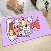 1Pc Cute Cupcake Friends Carpet Rug Customizable Soft Washable Antislip Home Living Room Sofa Mats Personalized Rug 091715