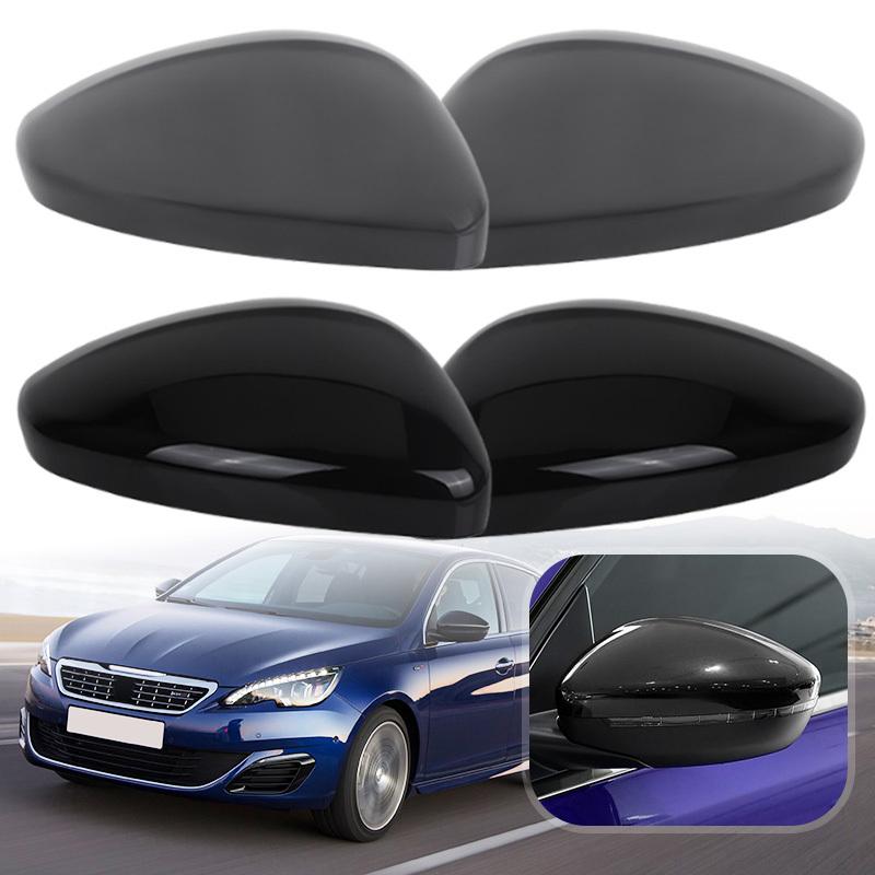Left Right Side Door Wing Mirror Cover Cap For Peugeot 308 Mk2 T9 2013 2014 2015 2016 2017 2018 Mirror Cover