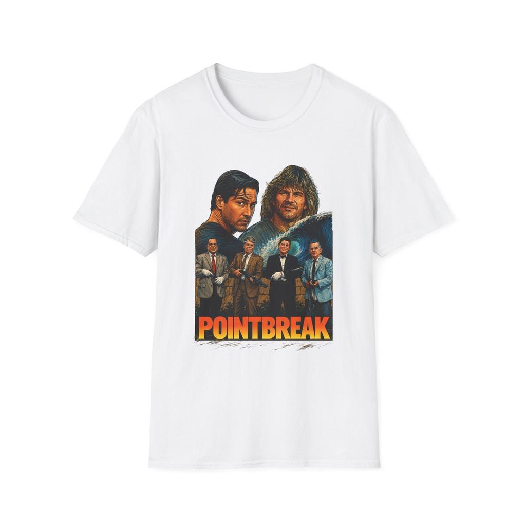 Point Break Movie Poster T-Shirt | Surf Heist Retro Tee