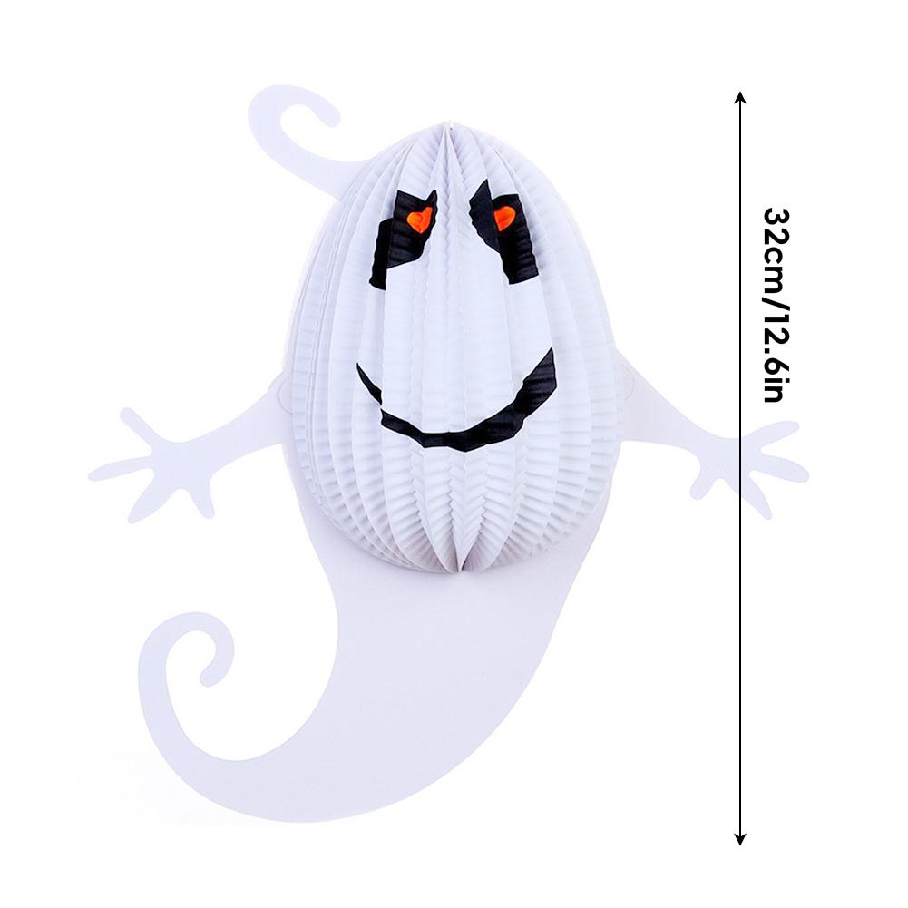 Хэллоуин Подвесной Декор Призрак Ведьма Паук Тыква Бумажные Фонарики DIY Хэллоуин Подвесные Поделки Хэллоуин Подвески для Веранды Потолка