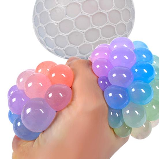 Сенсорная игрушка, гибкая, забавная, не содержащая бисфенол-А, уникальная, антистрессовая игрушка, сжимающая виноградные шарики для детского сада
