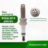 High Performance Triplex Natural Gas Spark Plug Compatible with Hyundai Automotive Engine Part for Improved Ignition Efficiency