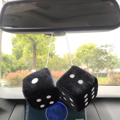 Подвеска для автомобиля, подвесное украшение, игральные кости, бархатные/плюшевые новогодние подарки, подвеска на зеркало заднего вида для автомобиля, товары для автомобиля, Стайлинг автомобиля