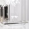Modern Light Luxury Acrylic Transparent Tray Rectangular Storage Tray Model Room Dining Room Living Room Home Decoration