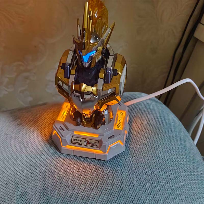 Lake Knight Gilded version Figure Bust Charging Center Model Toy Fast Charging Desktop Ornament For Hobby Collectors Adult Gift