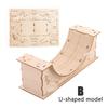 Wooden Finger Skateparks Kits Fingerboards Display Rack Metal Alloy Bridge Plastic Finger Boarding Fingertip Toys Digital Deck