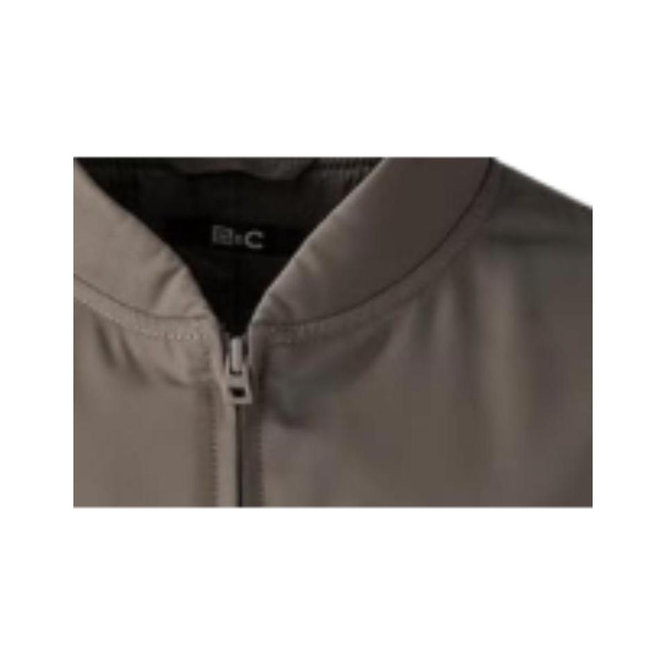 Uniqlo × Коллаборация Клэр Уэйт Келлер Серия C Повседневная Свободный крой На молнии Стойка-воротник В рубчик Двойной карман Куртка Женские куртки Оливковый 474936-56