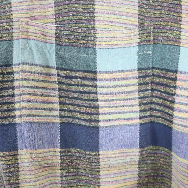 SUGAR CANE Toyo Enterprise SC21890 клетчатая рубашка с длинным рукавом на пуговицах M мужская б/у