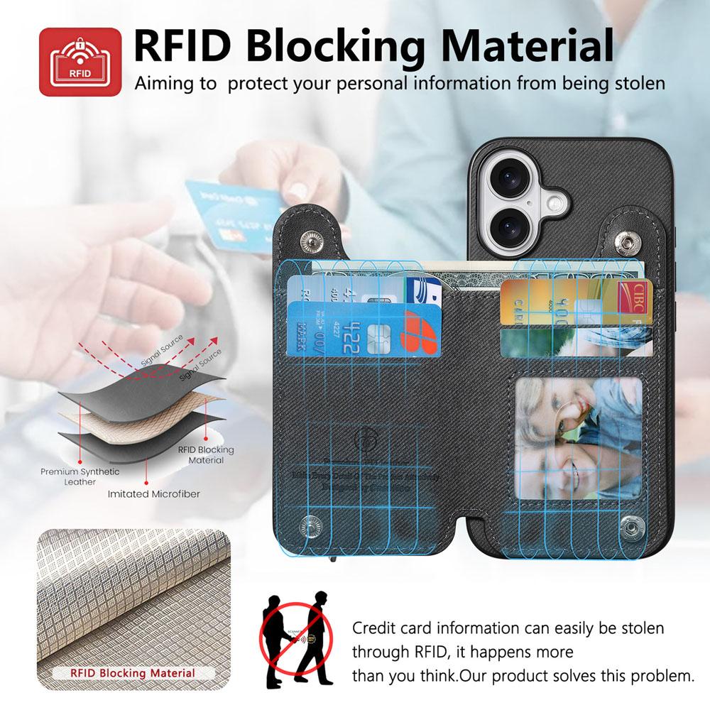 Кошелек с молнией, слотами для карт, кожаный чехол для iPhone 16 15 13 Pro Max 14 Plus 16Pro 15Pro, эластичный шнурок, кожаный чехол на запястье