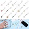 Charm Key Strap Lanyard Cat Phone Case Pendant Flower Cute Mini