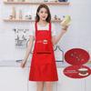 Household Kitchen Apron Household Abrasion Resistant Waterproof Antifouling Barista Apron Restaurant Uniform Coffee House