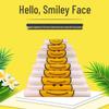 Smiling Face Thickened Food Grade Transparent Plastic Bag for Takeout and Fresh-Keeping