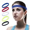 Women Men Elastic Absorbent Sweat Bands Yoga Running Fitness Headband Thin Sports Hair Bands Anti-slip Girls Hair Accessories