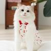 Cat Clothes Cherry Sweetheart Traction Suspender Dress Spring and Summer Thin Breathable Kitten Puppy Pet Clothes