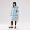 EBAER Unisex Kids' Long Thickened Hooded Down Jacket