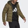 adidas Мужская пуховая куртка Helionic Зеленая GT9235