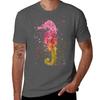 Seahorse TShirt Work Short Sleeve Cotton Top