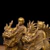 Медный Кирин Фэн-шуй, Золотой Мальчик и Нефритовая Девочка, Бронзовое Ремесленное Украшение для Дома