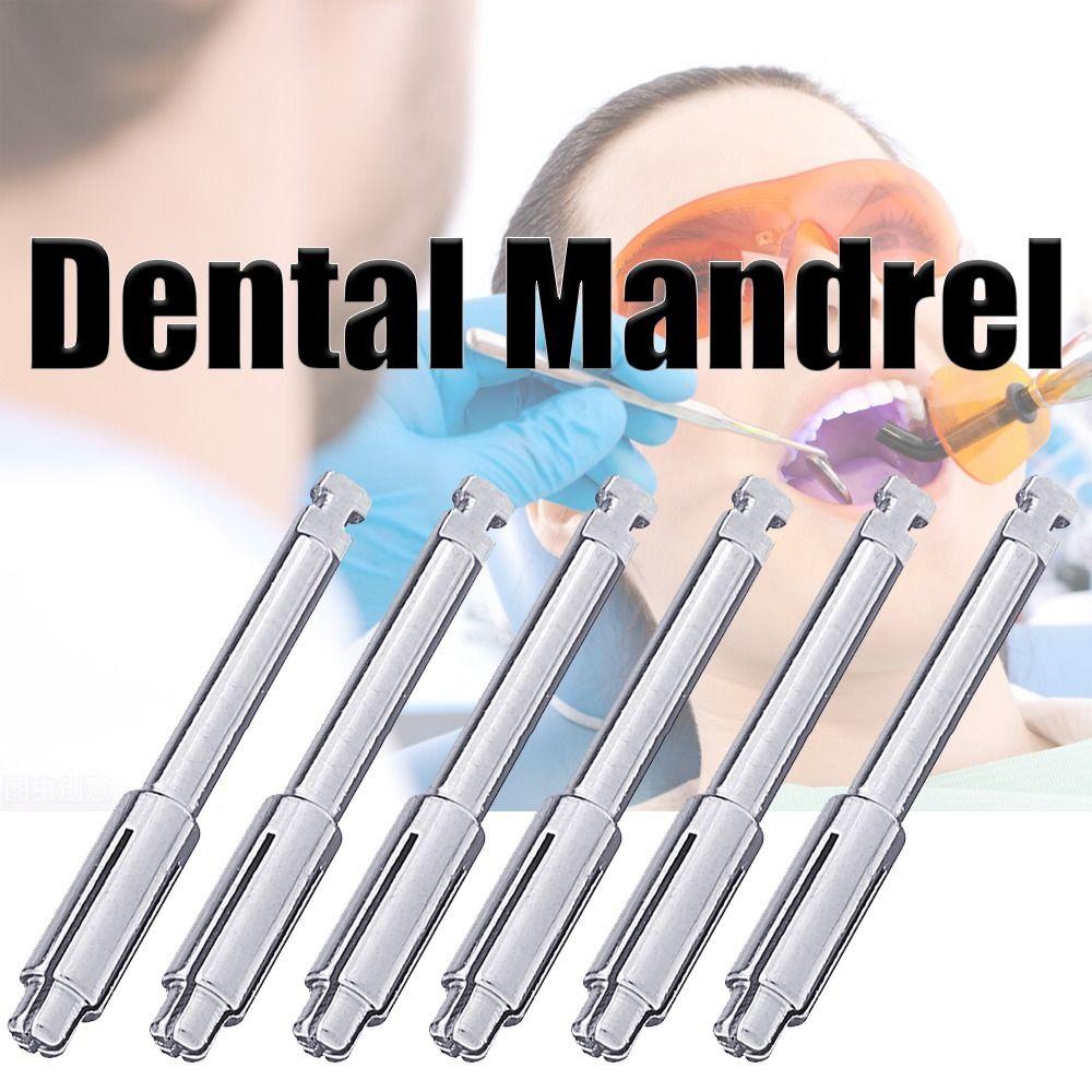 Стальной держатель инструментов для стоматологических лабораторий, вращающийся хвостовик инструмента, стоматологическая оправка, удерживающий стержень, ручка полирующего диска