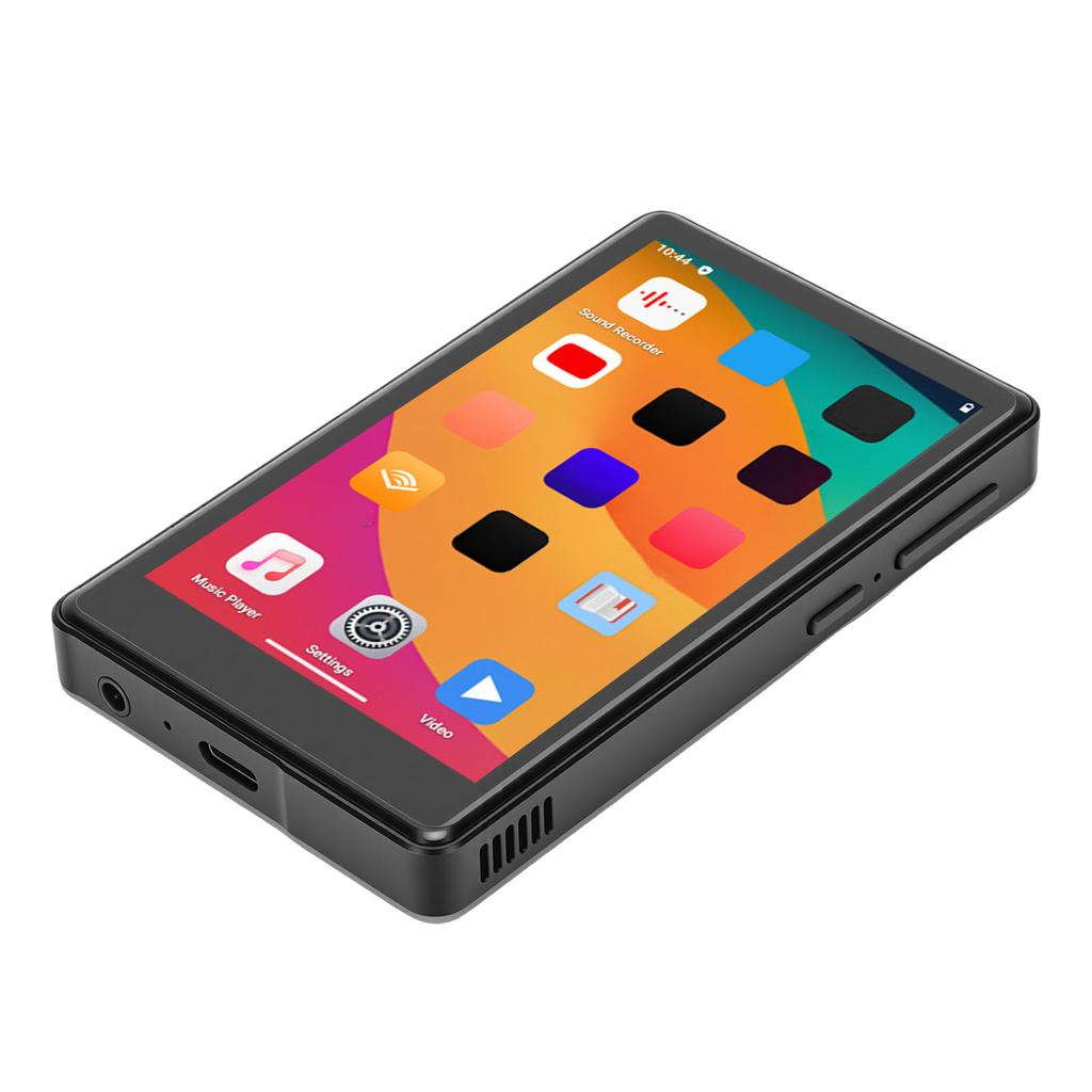 MP4-плеер с Bluetooth 5.0 и Wi-Fi, Музыкальный плеер с 4-дюймовым сенсорным экраном, Поддержка Android 8.1, Видео, Изображения, Радио, E