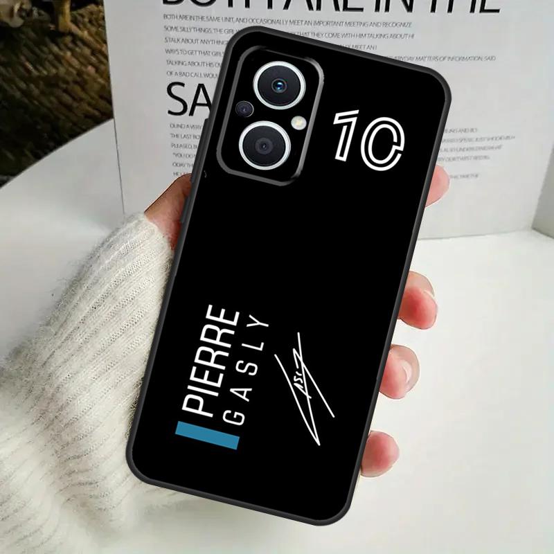 Pierre Gasly 10 F1 Case For OPPO Reno 10 Pro 11F 4 5 6 7 8 Lite 4Z 5Z 8T OPPO Find X2 X3 X5 Lite X6 Pro Cover