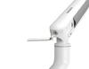 Double Spring Monitor Mount, Double Arm, Gas Spring, Silver White, Hdwr Solidhand-Fs02
