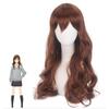 Коричневый длинный вьющийся парик 70 см, костюм Хори Кёко Кёко для косплея, термостойкие синтетические волосы, парики Хори-сан Миямура-кун Хоримия