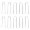 10PCS BTE Preformed Sound Tube Silicone Replacement Accessory Sound Aid Replacement Tube U Shape