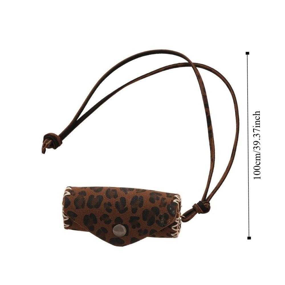 Storage Lipstick Jewelry Leopard Choker Pendant Leopard Print Clavicle Chain Girls Gift