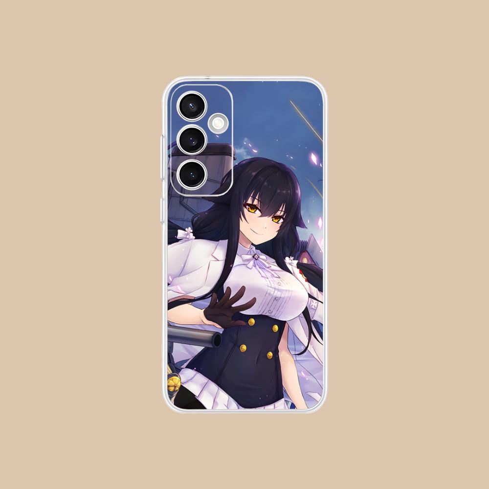 Чехол для мобильного телефона Azur Lane Azuma для Samsung Galaxy S25 S24 S23 S22 S21Plus FE Ultra Clear Colour Защитный смартфон Роскошный