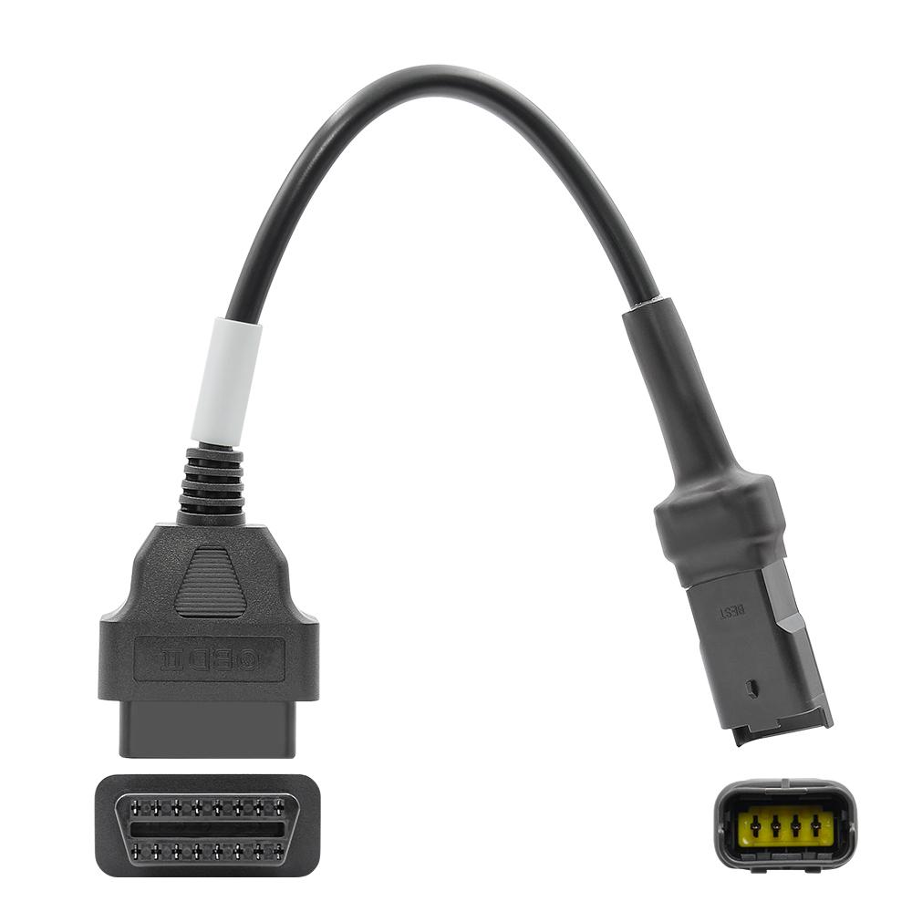 Мотоцикл OBD 16-контактный 3-контактный разъем для диагностического адаптера KYMCO, кабельный разъем для Ducati/Harley, автомобильный кабель, разъем OBDII