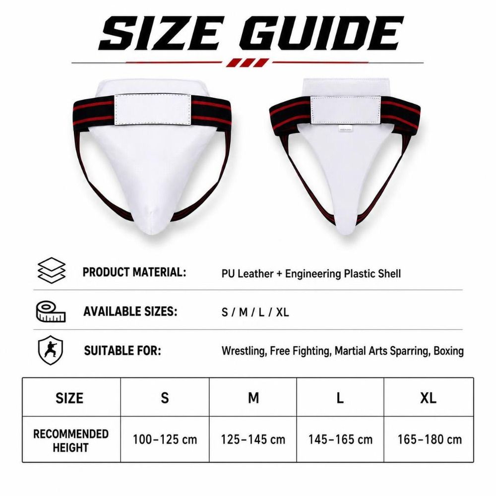 Adjustable Groin Guard Boy Girl Breathable Boxing Groin Pad Martial Arts Protector Taekwondo Etc