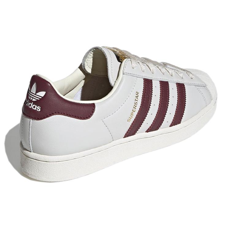 Adidas Superstar 'Off White Maroon' H68187