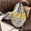 High-quality Luxurious Silk Scarves Headband Scarfs Neck Scarf For Women Chain Silk Scarf Women's Decorative Shawl