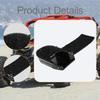 Front Windshield Adjustable Mounting Clamp High Performance Windshield Fixed Clamps Straps Black for Polaris Ranger RZR