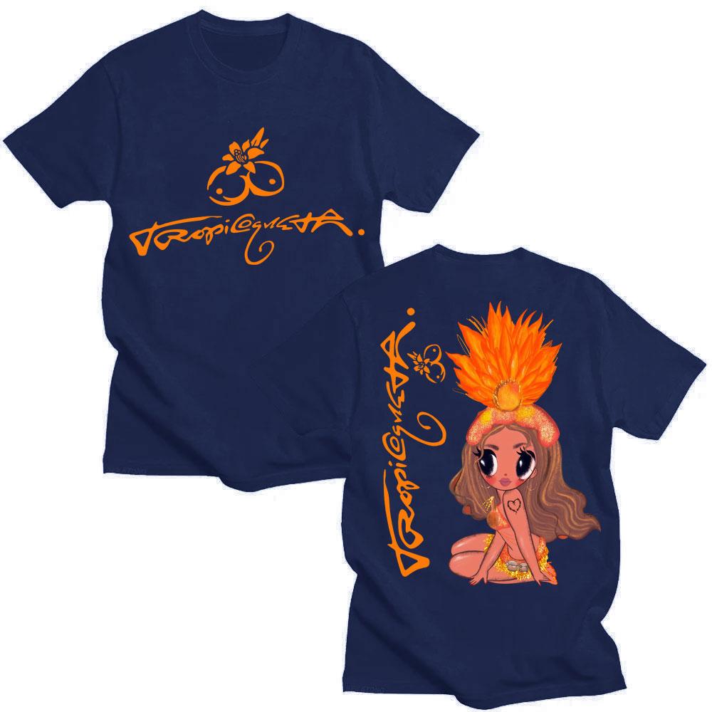Printed Karol G Tropicoketa Album Summer Highquality Aesthetic Unisexs Womens Cotton Tshirt Retro Plus Size Casual Yk