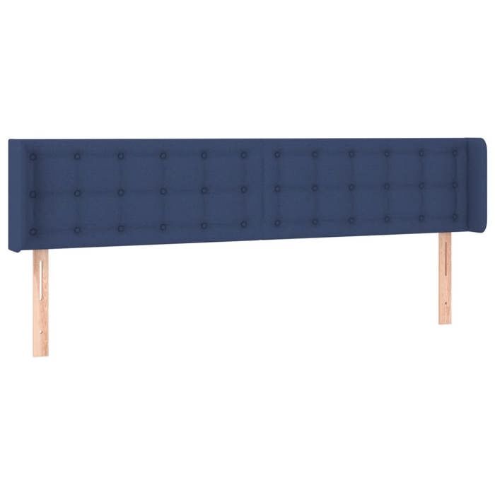 VidaXL LED Headboard Bedroom Furniture Double Bed Accessory Head of Bed Frame Interior Blue 3123690