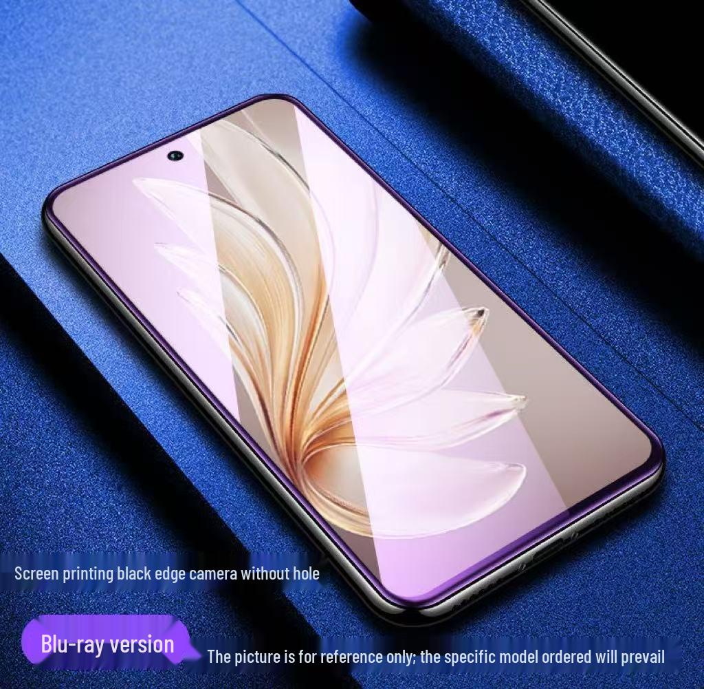 Защитное стекло для экрана OnePlus 8T с защитой от синего света - Полное покрытие, Ударопрочное, Устойчивое к отпечаткам пальцев