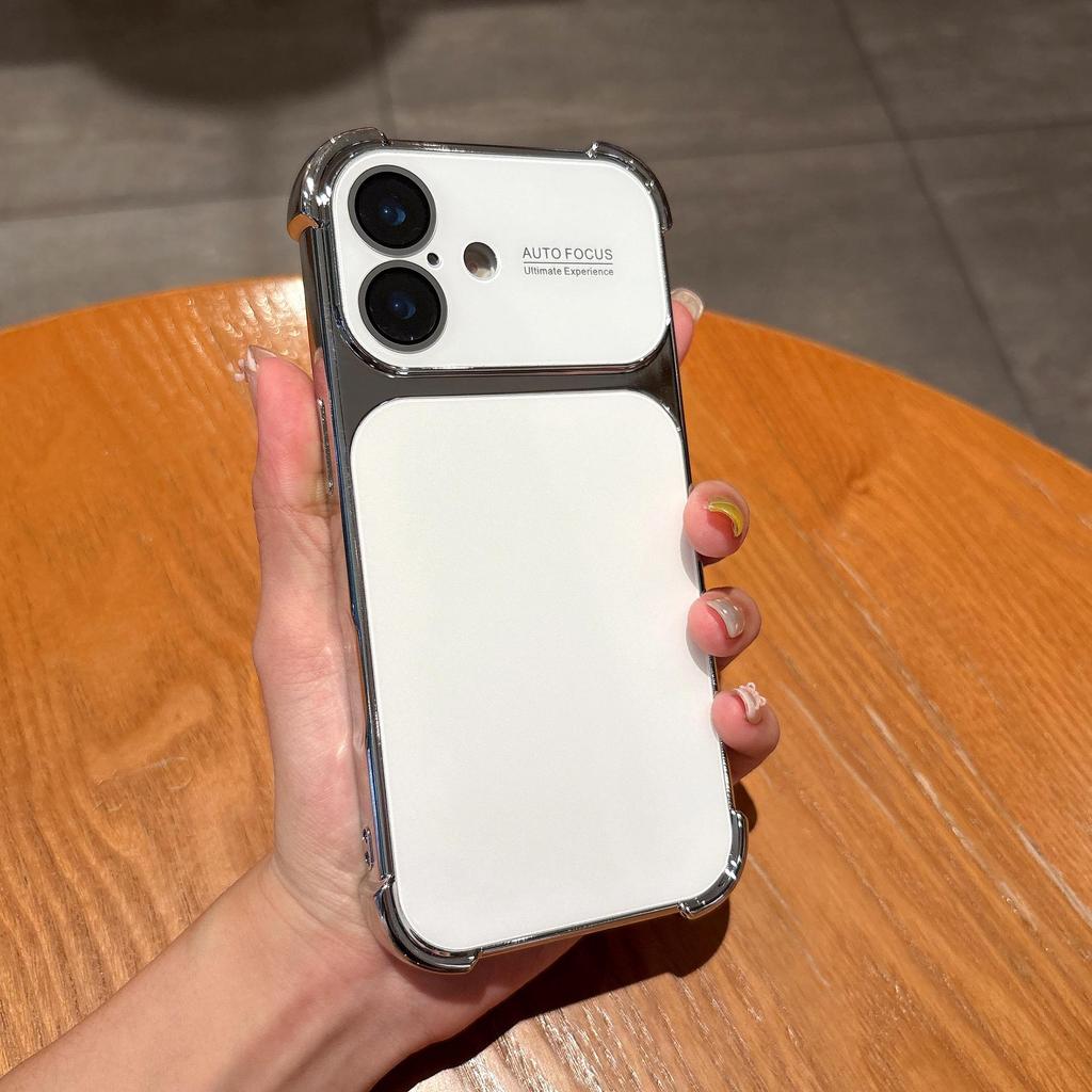 Чехол для iPhone 17 Pro Max: Защита от падений по углам, Гальваническое покрытие, Превращает iPhone 16 в 17