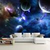 Starry Sky 3d Mural Space Planet Wallpaper Living Room Bedroom Galaxy Mural For Wall