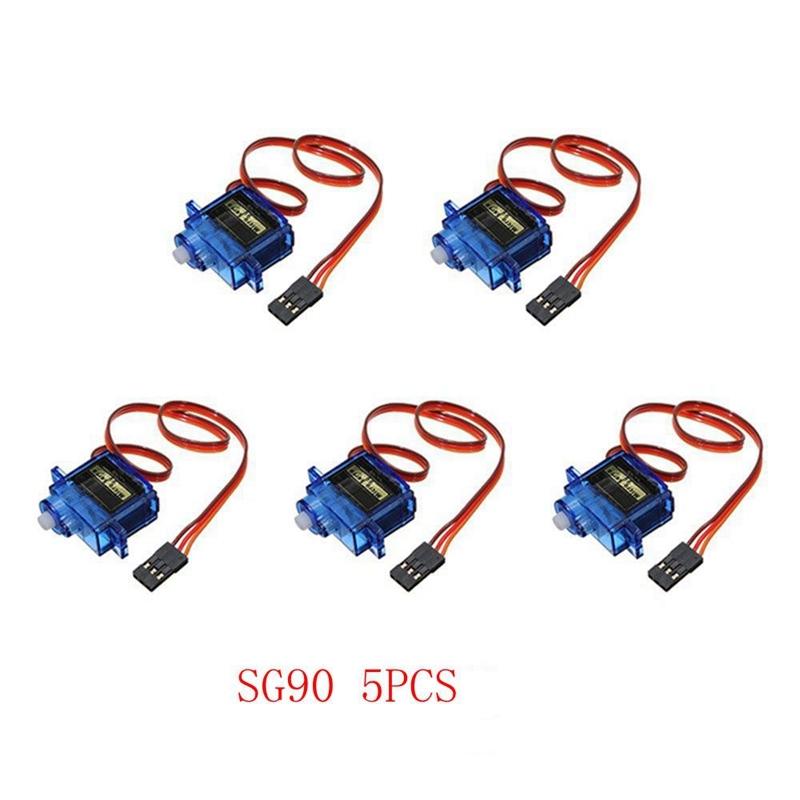 SG90 Mini Gear Micro Servo 9g 1.6KG Mini For RC RC 250 450 Airplane Helicopter Car Vehicle Boat Models Spare Parts 4/5/10/20PCS