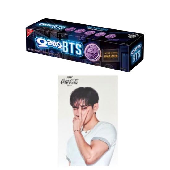2026 BTS × OREO Вкус Хотток 100г Корейское Ограниченное Издание Печенье-Закуска | K-POP Коллаборация