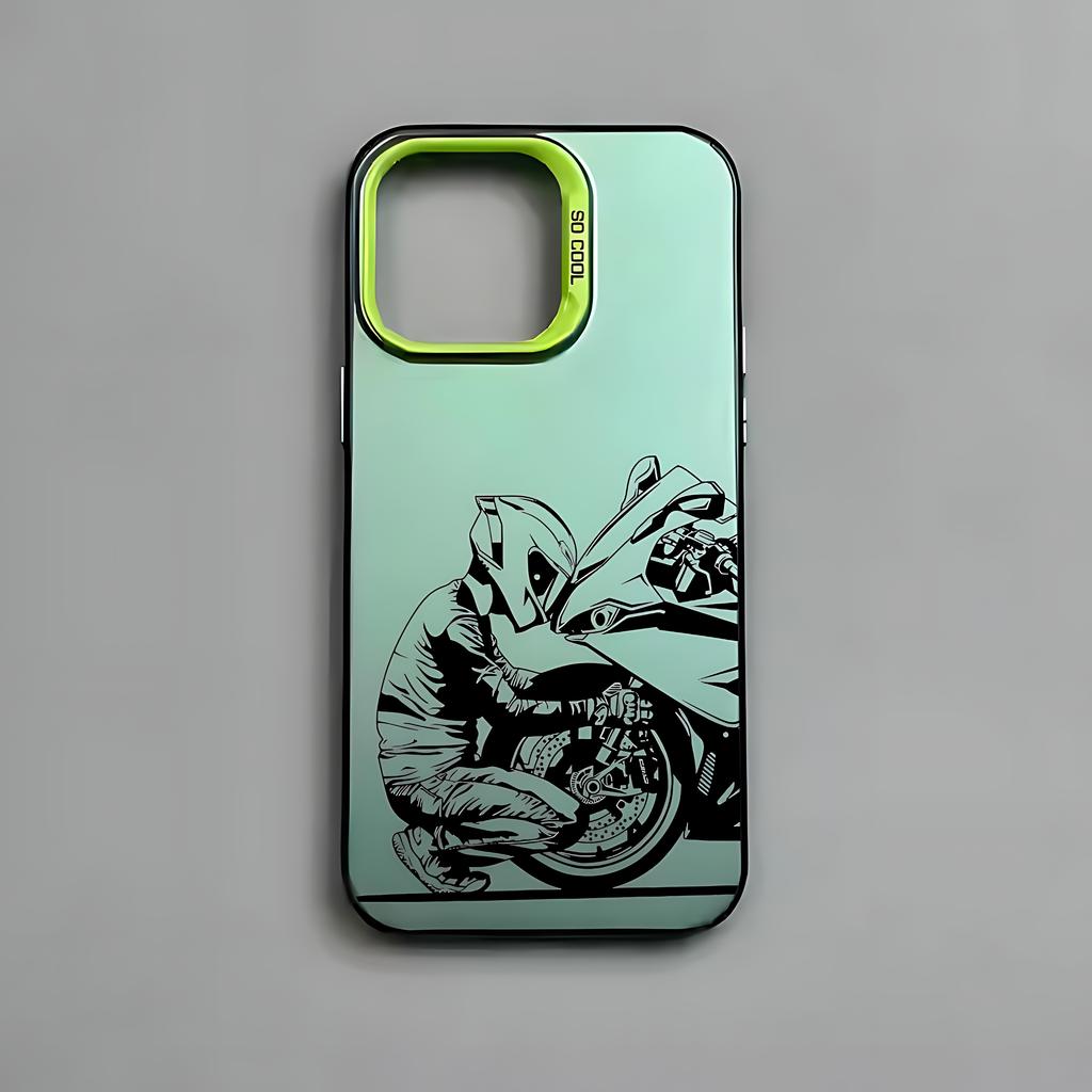 Мотоцикл Крутая Девочка Чехол для Телефона для Samsung Galaxy A37 A57 A07 A16 A35 A55 A25 A15 A56 A54 A36 A34 A24 A26 4G 5G