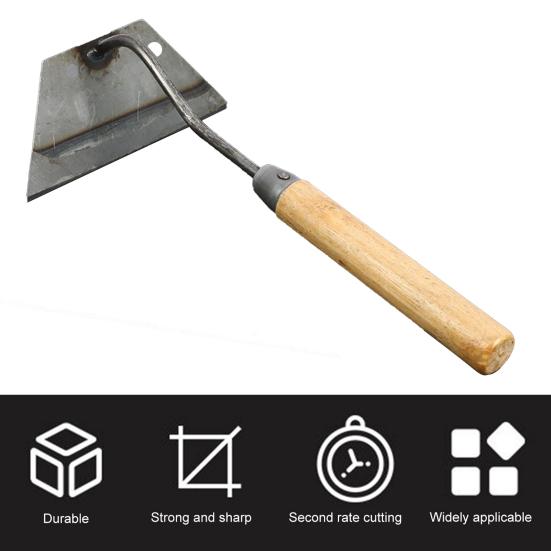 Ручная закаленная полая мотыга с эргономичной ручкой, нержавеющая, легкая прополка, рыхление почвы, садовые принадлежности, ямы на ферме